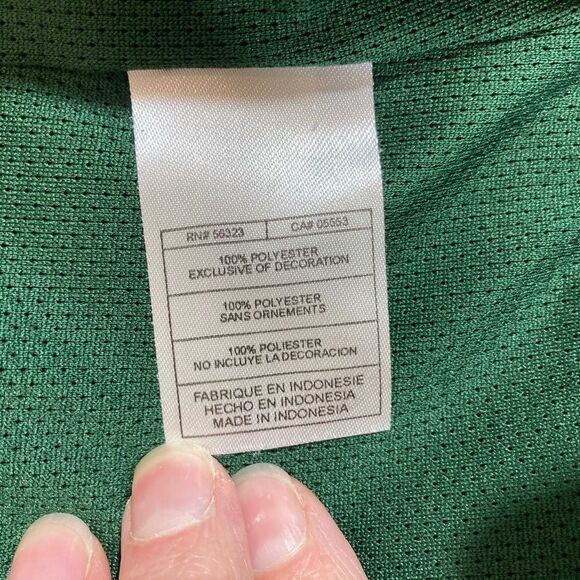 Vintage Nike Miami Hurricanes Zip Up Track Jacket Women Medium Windbreaker FLAW - Picture 10 of 16